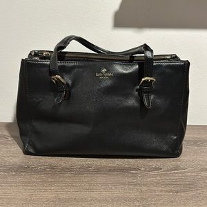 Kate spade black leather bag